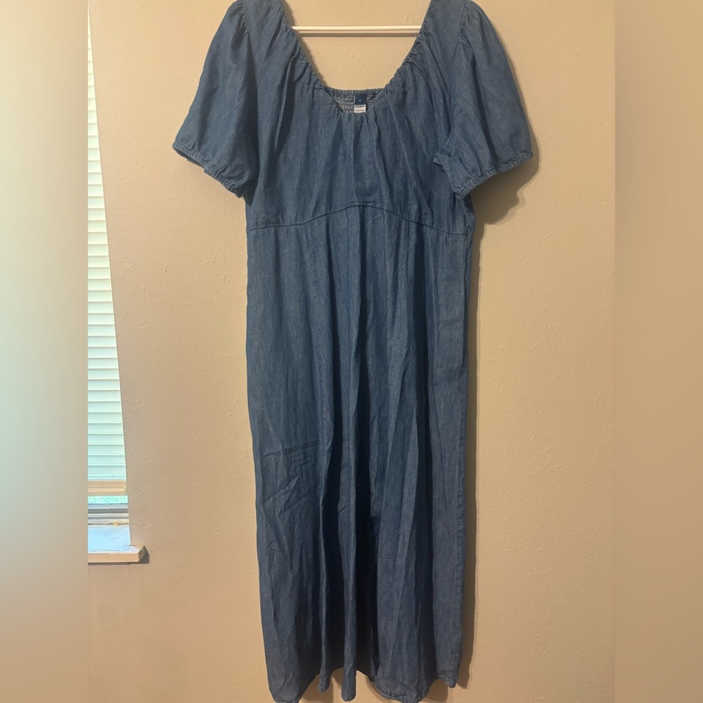 Old Navy Blue Chambray Maxi